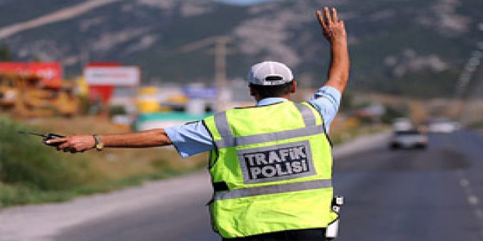 Trabzon'da 14 resmi araca ceza