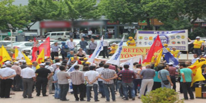 Trabzon'da KESK'in grevi sürüyor