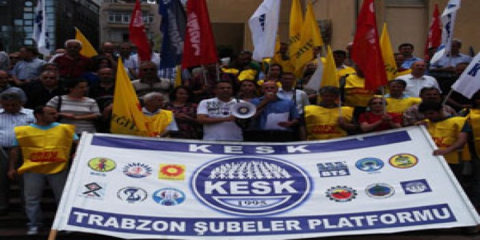 Trabzon'da Gezi Parkı protestosu