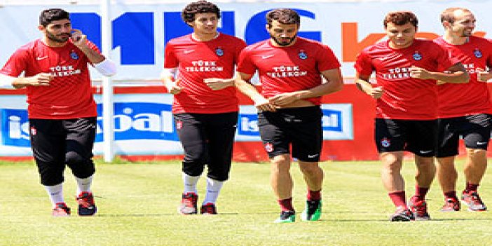 Trabzonspor'da çalışmaları sürüyor