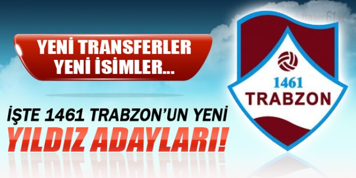 İşte 1461 Trabzon'un yeni yıldız adayları