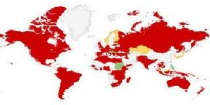 İşte dünyanın yolsuzluk haritası