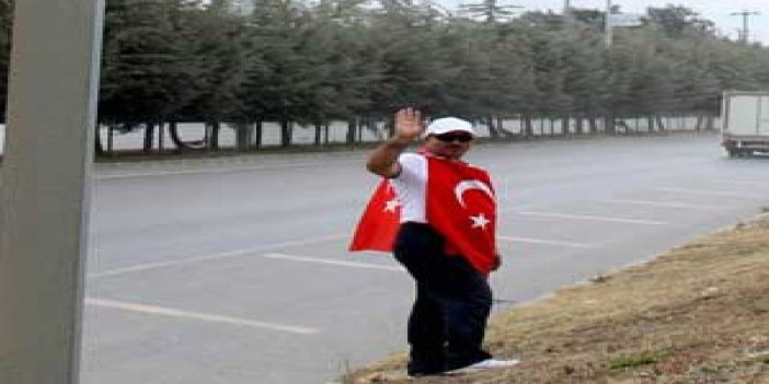 Erdoğan'a destek için yürüyor