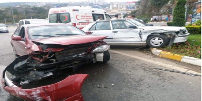 Trabzon'da kaza: 3 Yaralı !