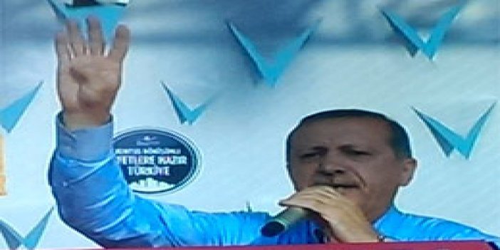 Erdoğan da o işareti yaptı!