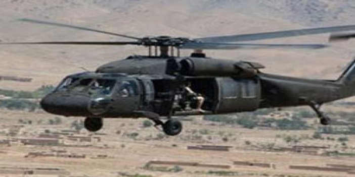 Askeri helikopterler Suriye sınırında