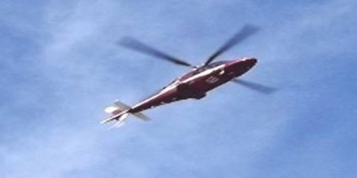 Trabzonlu dağcıları helikopter kurtardı