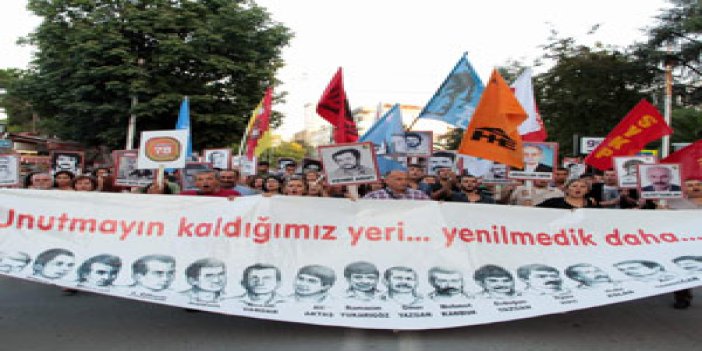 Samsun'da 12 Eylül Darbesi protesto edildi