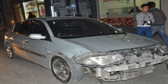 Bafra'da kaza:1 Yaralı