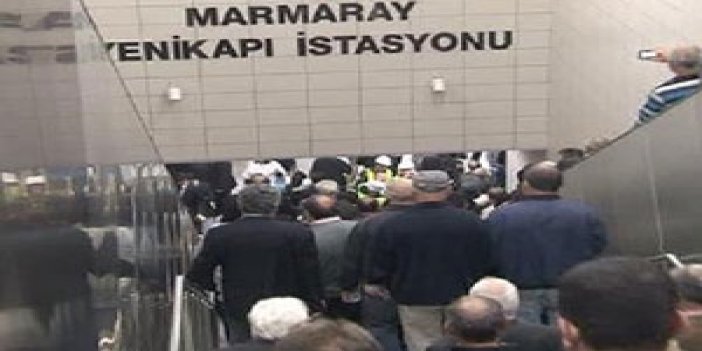 Marmaray'da ilk arıza!