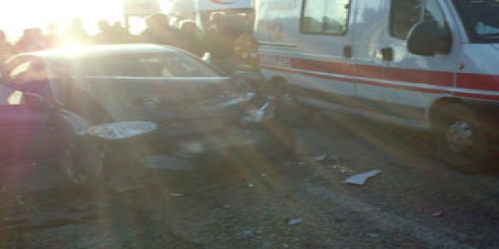 Sivas'ta trafik kazası