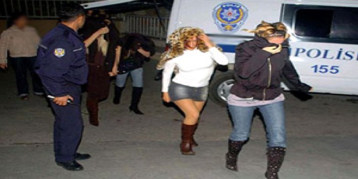 Trabzon'da fuhuş baskını 23 GÖZALTI