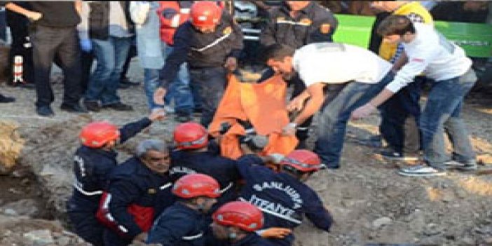 Şanlıurfa'da göçük:1 ölü 2 yaralı