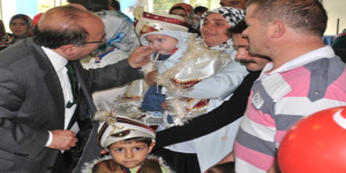 Trabzon'da sünnet şöleni düzenlendi
