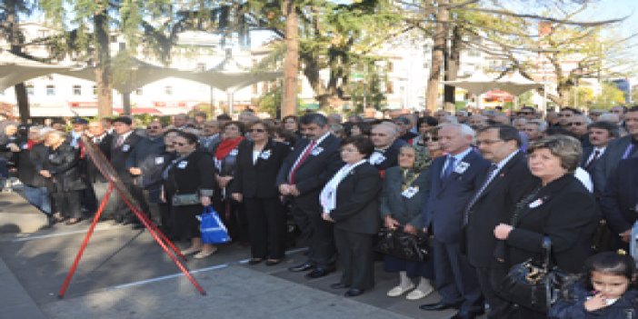 CHP Trabzon'dan Anma töreni
