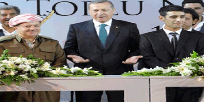 Erdoğan ve Barzani altın takma yarşında