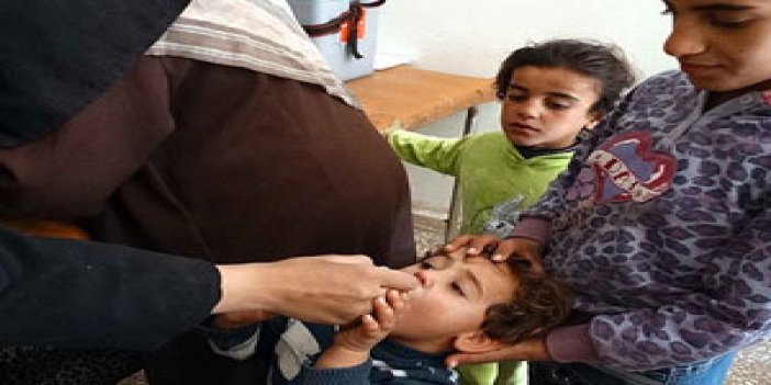 Suriye'de çocuk felci hızla yayılıyor