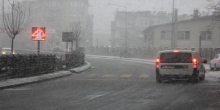 Trabzon'da kar şiddetinin arttırdı!