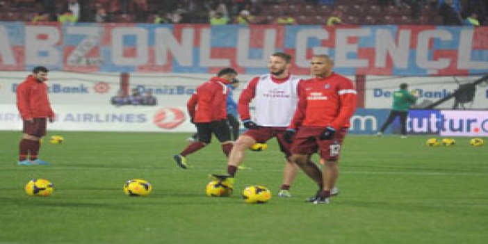 Trabzonspor-Bursaspor maçından kareler
