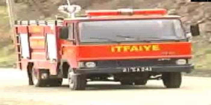 Trabzon'da iş yeri yangını