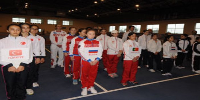 Trabzon'da Tenis Avrupa Kış Kupası başladı