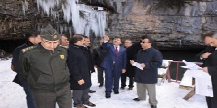 Vali Öz'den Çal Mağarası ziyareti