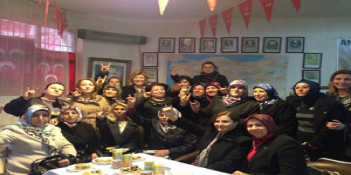 MHP'li kadınlar Ankara'dan ses verdi