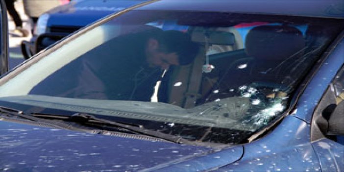 Samsun'da otomobile tüfekli saldırı