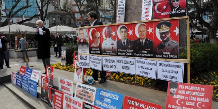 Trabzon'da sessiz çığlık eylemleri sürüyor