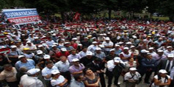 Trabzon'da eğitimciler eylem yaptı