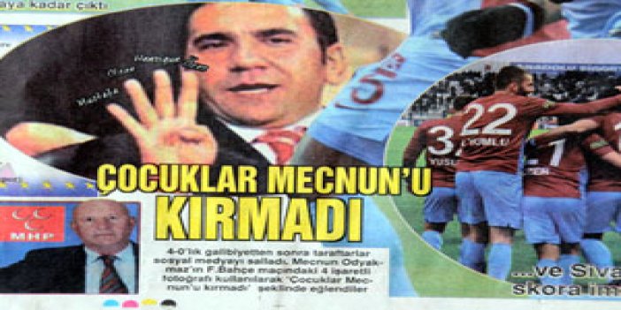 Trabzon basınından Otyakmaz'a gönderme