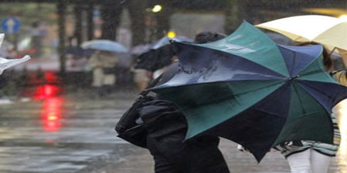 Trabzon'a kuvvetli yağış uyarısı DİKKAT!