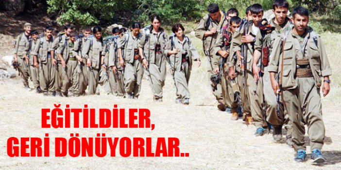 PKK dağ kadrosu geri dönüyor!