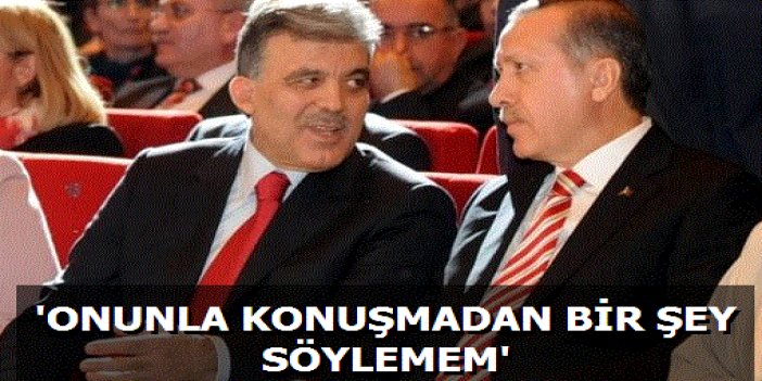 Erdoğan'dan Gül'e cevap!