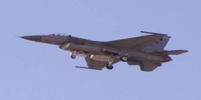 Türk F16'sına Suriye tacizi