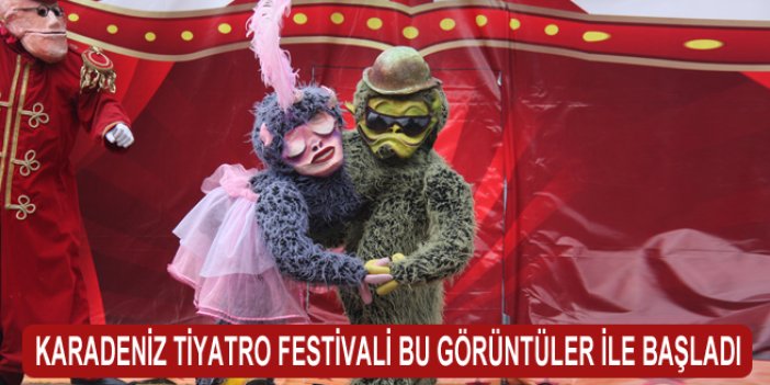 Karadeniz Tiyatro Festivali başladı