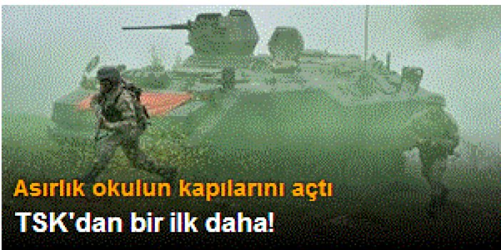 Türk Silahlı Kuvvetleri'nden bir ilk!