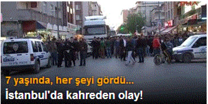 İstanbul'da kahreden kaza