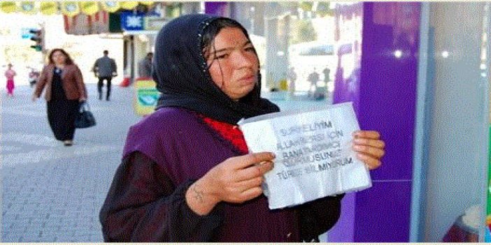 Trabzon'da Suriyeli dilenciler