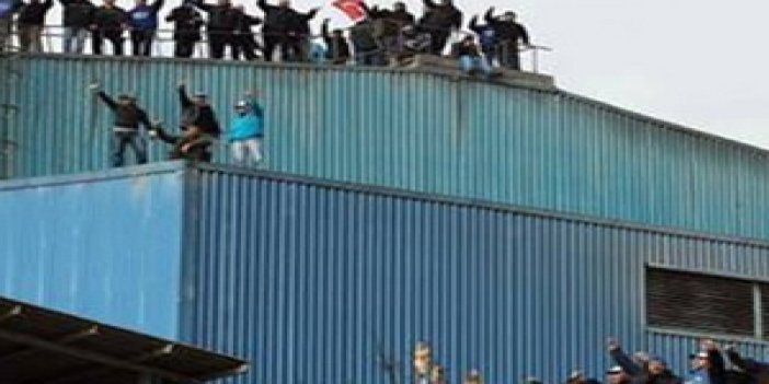 Fabrikanın çatısında eylem yapan işçiler gözaltında
