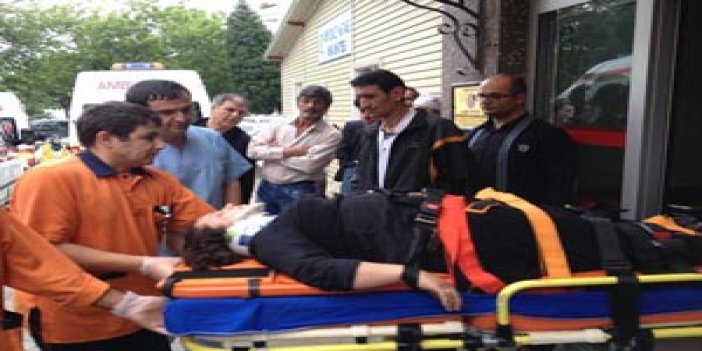 Trabzon Sürmene'de kaza iki genç ağır yaralı!