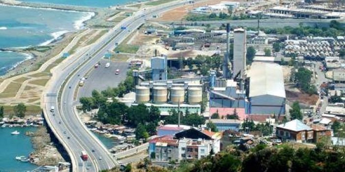 Trabzon'un gündemi çimento fabrikası!