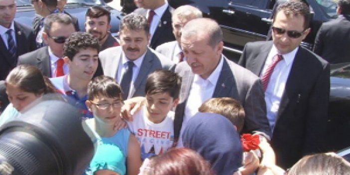 Başbakan'a Trabzon'da babalar günü sürprizi!