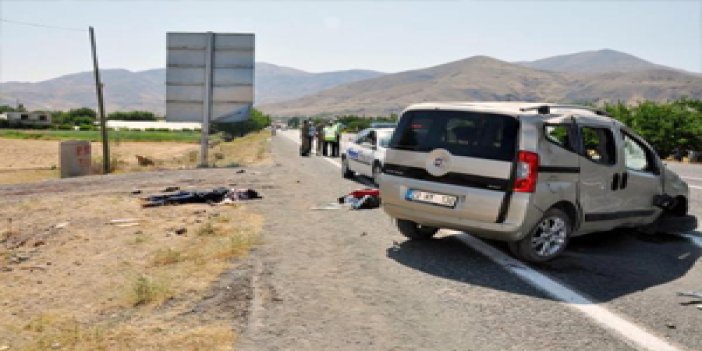 Elazığ'da Kaza: 1 Ölü, 4 Yaralı