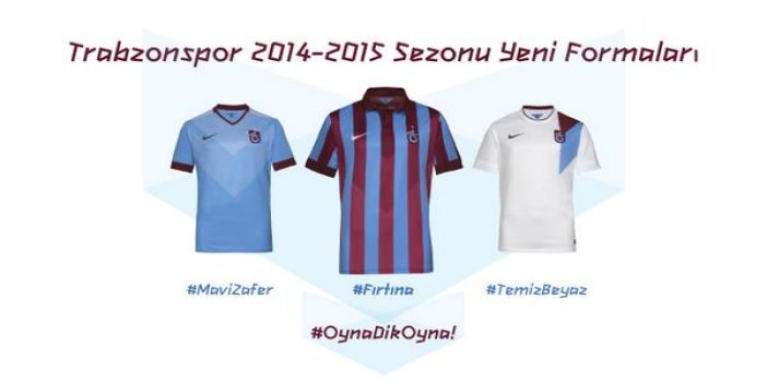 Trabzonspor'un yeni sezon formaları