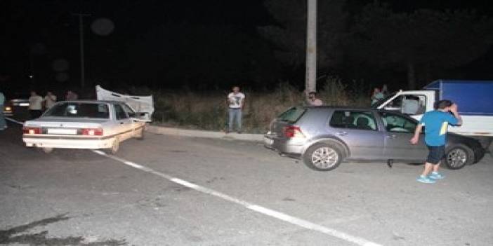 Samsun'da  Zincirleme Trafik kazası,15 yaralı. 30 Temmuz 2014