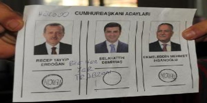 Trabzonlu seçim kağıdına bakın ne yazdı?