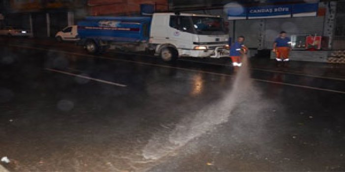 Trabzon'da yağmur seferberliği!