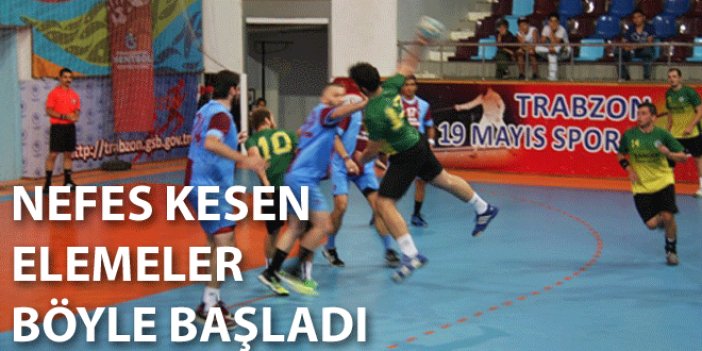 Henbol türkiye Kupası 1 tur grup maçları başladı
