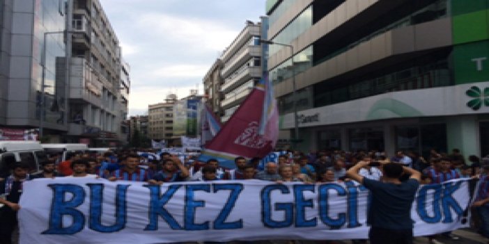 Trabzon'da Temiz Futbol eylemi